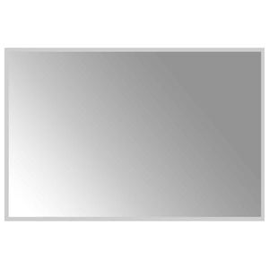 vidaXL LED-Badezimmerspiegel Transparent 90 x 60 cm Geh&auml;rtetes Glas