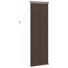 vidaXL Venetianer Jalousie Dunkelbraun mit Muster 150 x 60 cm PVC