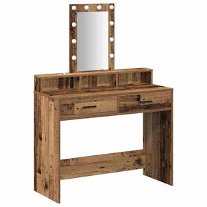 vidaXL Schminktisch Braun 100 x 41 x 140 cm Holzwerkstoff