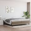 vidaXL Boxspringbettgestell Taupe 200x200 cm Stoff