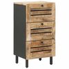vidaXL Stauraumschr&auml;nke Natur 40 x 33 x 75 cm Massivholz Mango
