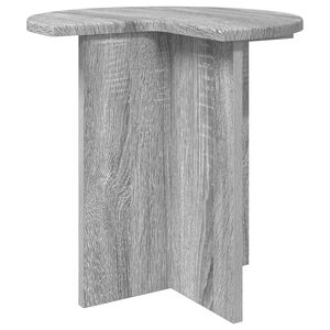 vidaXL Beistelltisch Graues Sonoma &Oslash; 39 x 38 cm Holzwerkstoff