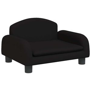 vidaXL Kindersofa Schwarz 50x40x30 cm Stoff