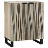 vidaXL Sideboard Weiß 60 x 33.5 x 75 cm Massivholz Mango