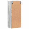 vidaXL Badezimmer-Wandschrank TULUM Graues Sonoma 37 x 24,5 x 86 cm