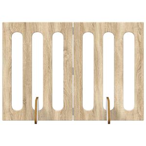 vidaXL Faltbarer Haustierzaun 2 stk. Sonoma-Eiche 100,5 x 38 x 70 cm