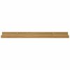 vidaXL Wandregal mit Regal 4 pcs Braun 60 x 9 x 3 cm Holzwerkstoff