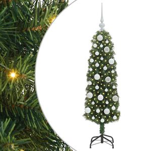 vidaXL K&uuml;nstlicher Weihnachtsbaum mit 150 LEDs mit St&auml;nder Gr&uuml;n 120 cm