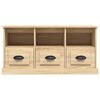 vidaXL TV-Schrank Sonoma-Eiche 100x35x50 cm Holzwerkstoff