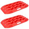 vidaXL Traktionsplatte 2 pcs Rot 57,5 x 30,5 x 5,5 cm