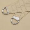 vidaXL Sonnensegel Oxford-Gewebe Rechteckig 2,5x3,5 m Beige