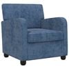 vidaXL Sessel Blau Chenille