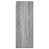 vidaXL Wandschrank Grau Sonoma 69,5x34x90 cm