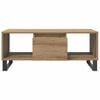 vidaXL Couchtisch Artisan-Eiche 90x50x36,5 cm Holzwerkstoff