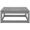 vidaXL 7-tlg. Garten-Lounge-Set Grau Massivholz Kiefer