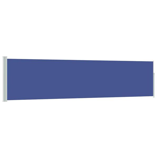 vidaXL Ausziehbare Seitenmarkise 120&times;500 cm Blau