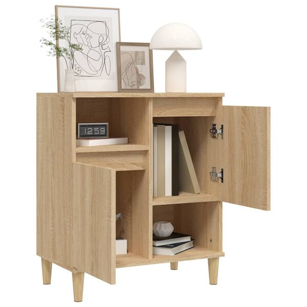 vidaXL Sideboard Sonoma-Eiche 60x35x70 cm Holzwerkstoff