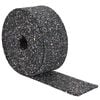 vidaXL Gummi-Granulat-Rolle Schwarz 500 x 10 x 0,8 cm Gummi