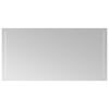 vidaXL LED-Badezimmerspiegel Transparent 100 x 50 cm Geh&auml;rtetes Glas