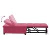 vidaXL Schlafsofa Weinrot 194 x 67 x 82 cm Samt