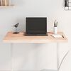 vidaXL Tischplatte 80x40x(2-6) cm Massivholz Unbehandelt Baumkante