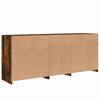 vidaXL Sideboard mit LED-Leuchten R&auml;uchereiche 162x37x67 cm