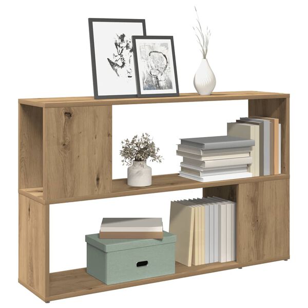 vidaXL B&uuml;cherregal Artisan-Eiche 100x24x63 cm Holzwerkstoff