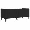 vidaXL Sofa Schwarz 174 x 74,5 x 70,5 cm PVC