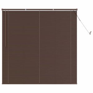 vidaXL Venetianer Jalousie Dunkelbraun mit Muster 150 x 130 cm PVC