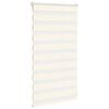 vidaXL Doppelrollo Marmorbeige 70x100 cm Stoffbreite 65,9 cm Polyester