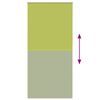 vidaXL Verdunkelungsrollo Gr&uuml;n 115x230cm Stoffbreite 110,7cm Polyester