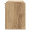 vidaXL Wandregale 2 Stk. Artisan-Eiche 100x15x20 cm Holzwerkstoff