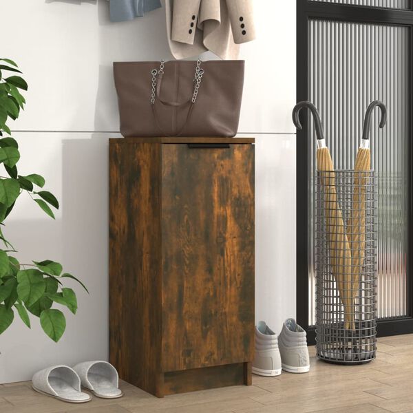 vidaXL Schuhschrank R&auml;uchereiche 30x35x70 cm Holzwerkstoff