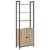 vidaXL B&uuml;cherregal 6 Ebenen 60 x 24 x 161 cm Holzwerkstoff