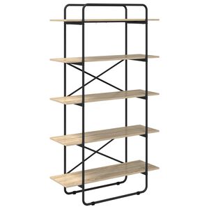 vidaXL B&uuml;cherregal 5 Ebenen 100 x 35 x 175,5 cm PB Sonoma-Eiche