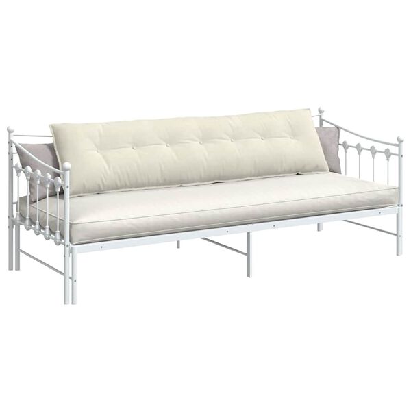 vidaXL R&uuml;ckenkissen Creme 200 x 50 cm Cordstoff