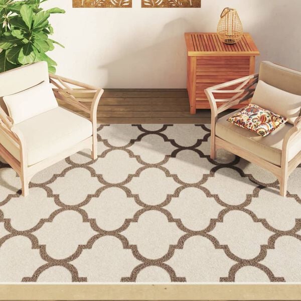 vidaXL Indoor & Outdoor Teppich Mehrfarbig 160x230 cm