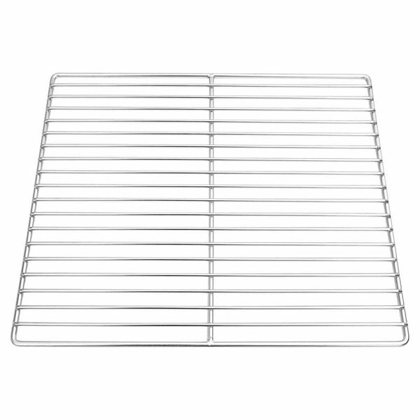 vidaXL Grillrost Silber 40 x 35 cm Edelstahl