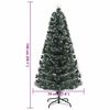 vidaXL Künstlicher Weihnachtsbaum Grün 150 cm PVC