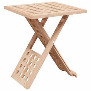vidaXL Couchtisch Braun 33 x 33 x 40,5 cm Massivholz aus Walnuss