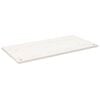 vidaXL Schreibtischplatte Wei&szlig; 110x60x2,5 cm Massivholz Kiefer
