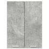 vidaXL H&auml;ngeschrank mit T&uuml;r Beton Grau 60 x 31 x 80 cm Holzwerkstoff
