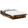 vidaXL Bettgestell mit Schubladen R&auml;uchereiche 90x190 cm Holzwerkstoff