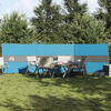 vidaXL Camping-Windschutz Blau 490x123 cm Wasserdicht