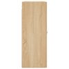 vidaXL Wandschrank Sonoma-Eiche 69,5x34x90 cm