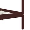 vidaXL Himmelbett-Gestell 2 Schubladen Dunkelbraun Kiefer 180x200 cm