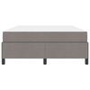 vidaXL Boxspringbett Taupe 140 x 200 cm Stoff