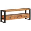 vidaXL TV-Schrank 120x30x45 cm Massivholz Akazie