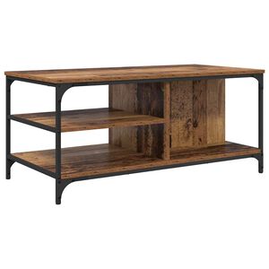 vidaXL Couchtisch Altholz 100 x 50 x 45 cm Holzwerkstoff