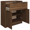 vidaXL Sideboard Braun Eichen-Optik 60x30x70 cm Holzwerkstoff